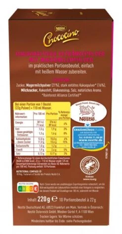 Nestlé® Nestlé Chococino Trinkschokolade -Getränkeladen 4502090040 07613036300261 04